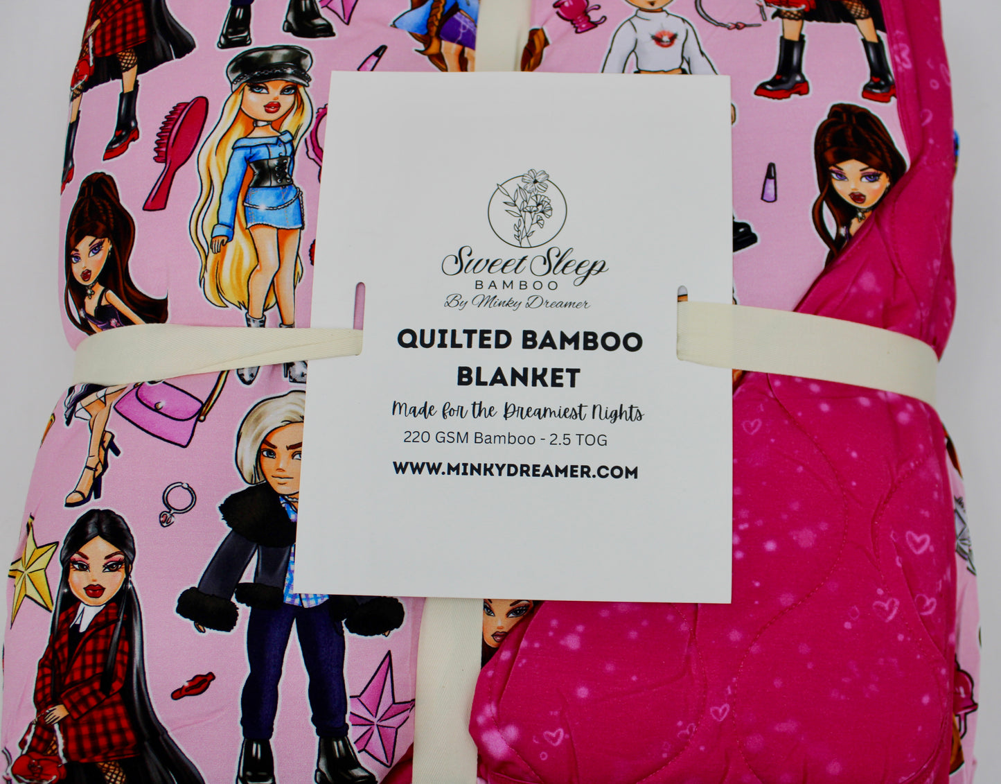 Glam Squad 2.5 tog 65x85 Quilted Bamboo Blanket