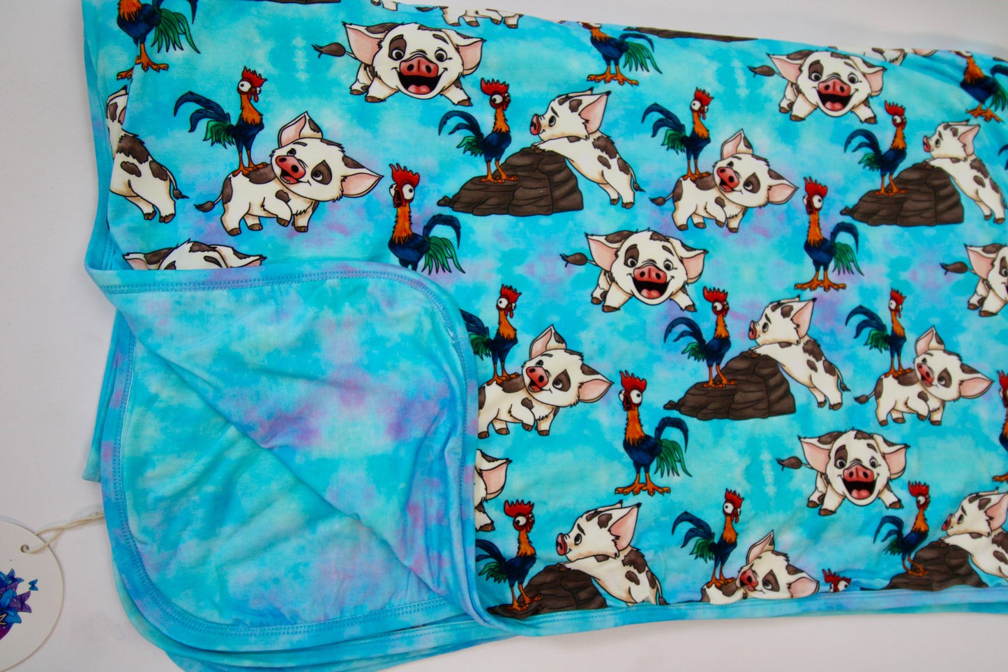 Island Side Kicks Bamboo Throw
