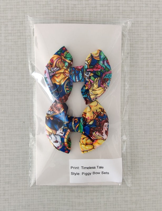 Timeless Tale Bamboo Piggy Bows