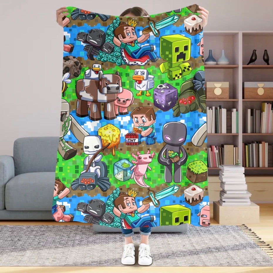 Pixel Pals 50x60 Plush Blanket #55