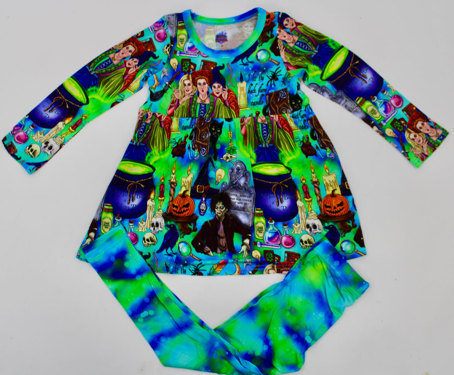 Sisters of Salem Long Sleeve Peplum Set