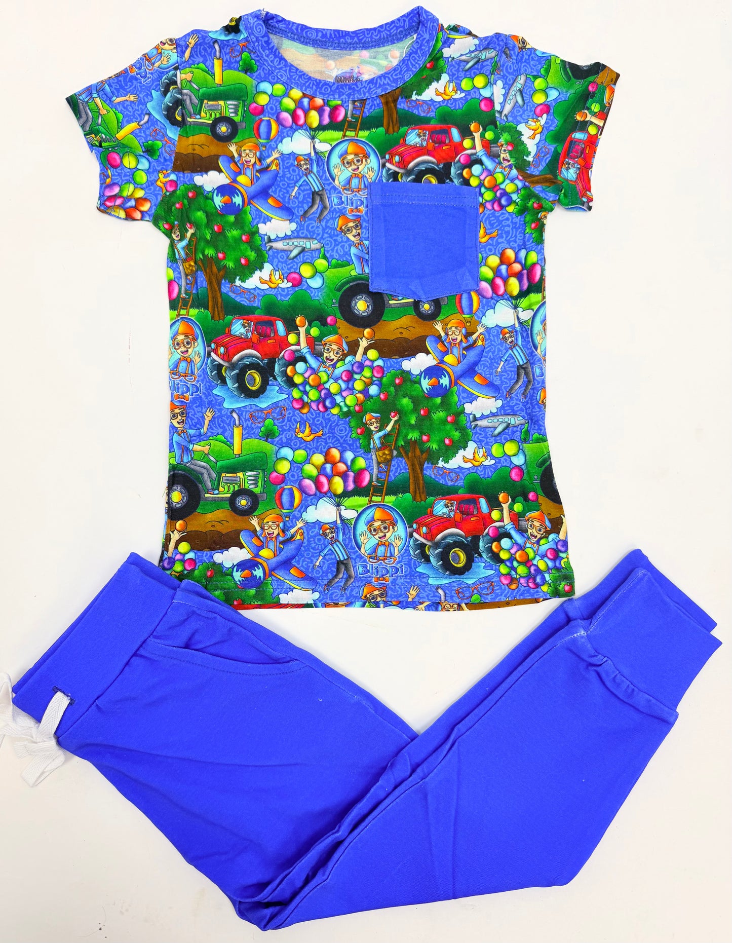 See ya later, excavator pocket tee and joggers