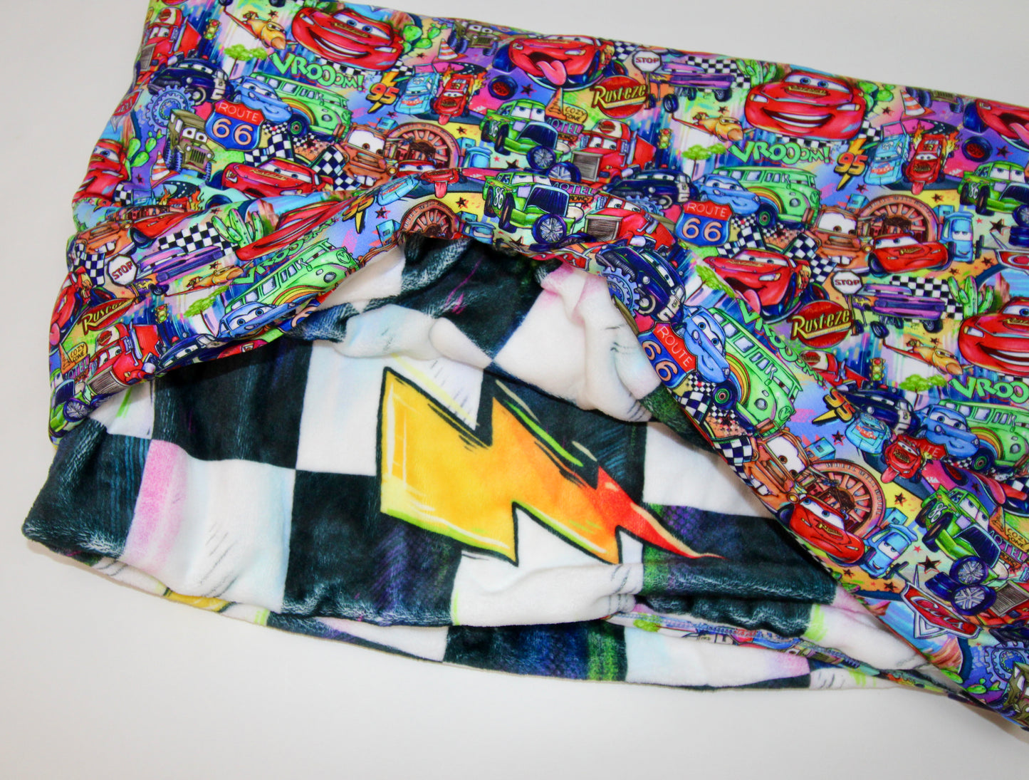 Faster than fast bamboo minky throw