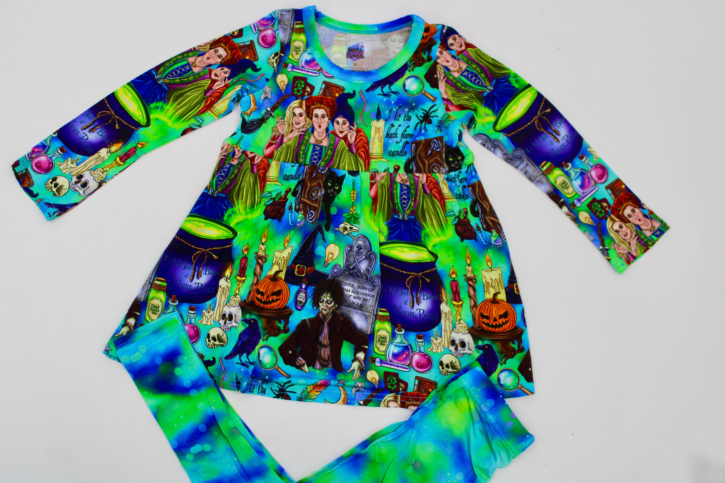Sisters of Salem Long Sleeve Peplum Set