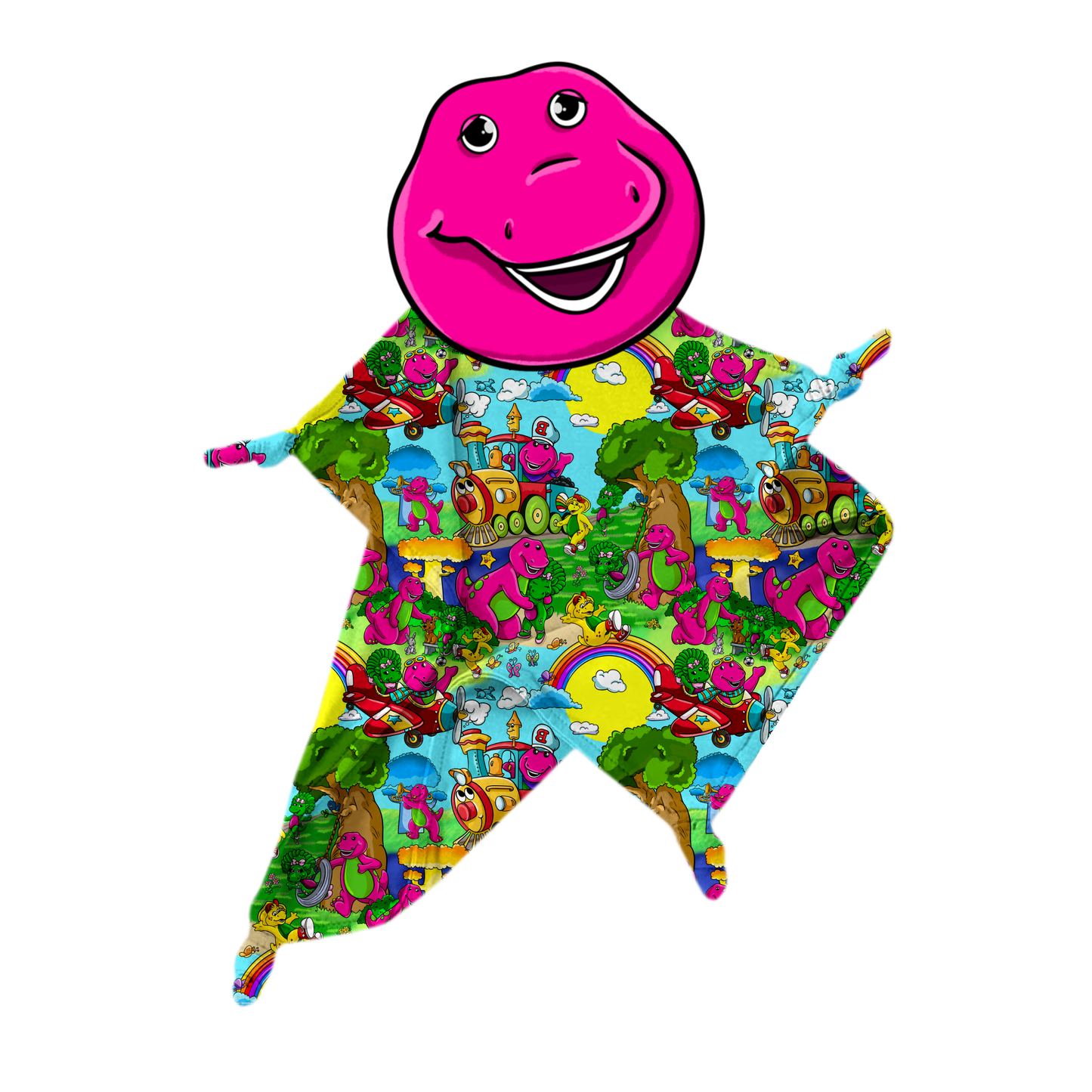 Friendly Purple Dinosaur Lovey