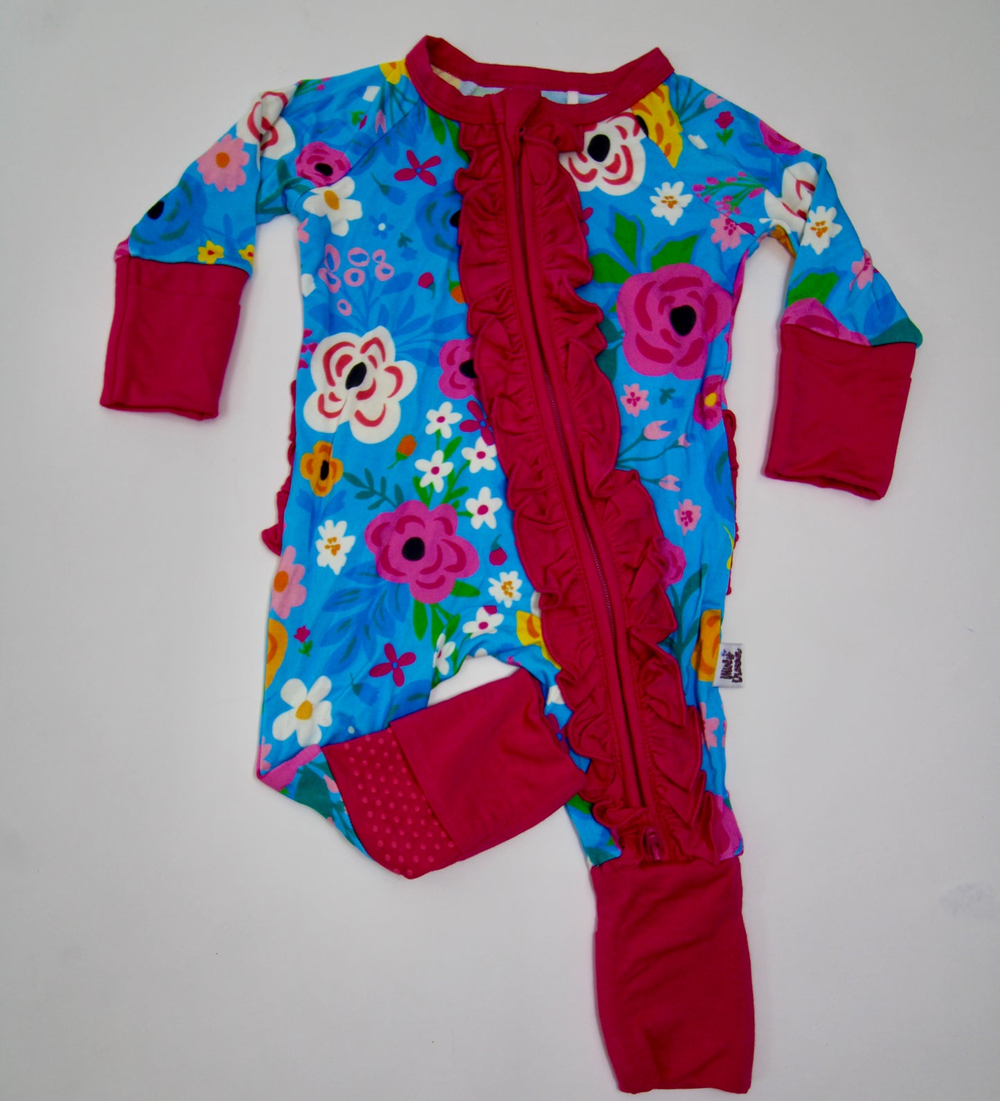 Floral Dreamer Double Ruffle Zippy