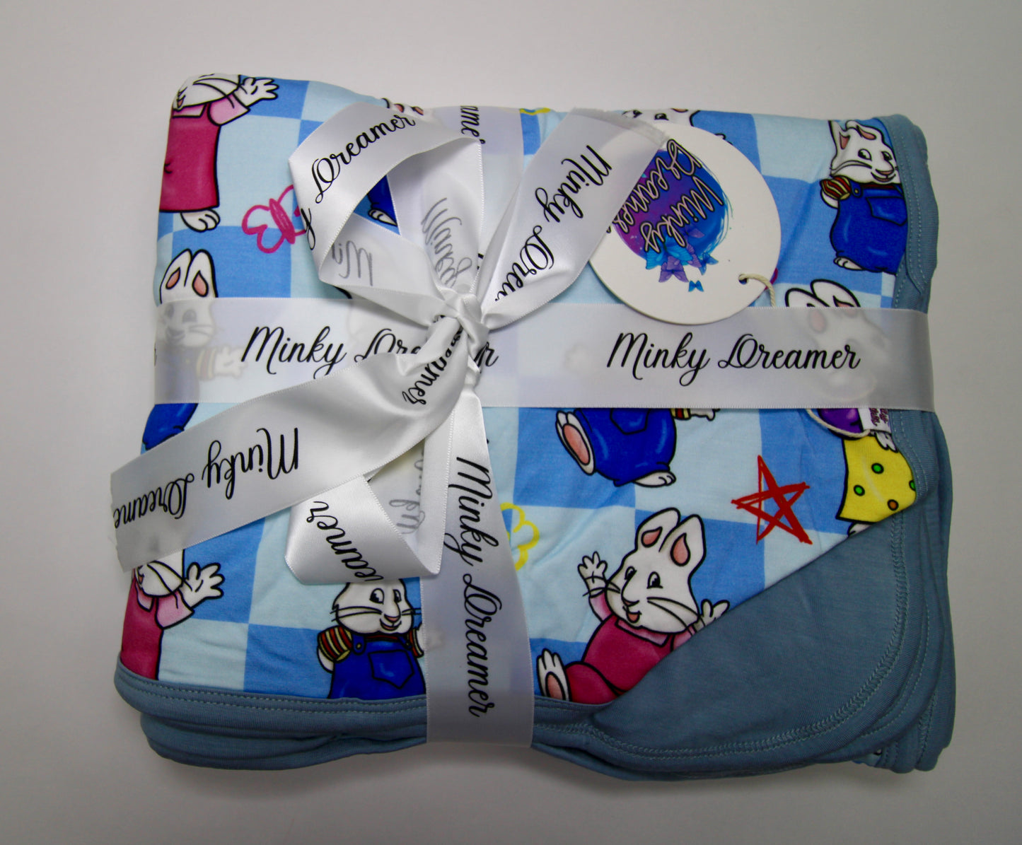 90s Bunny Friends Bamboo Throw