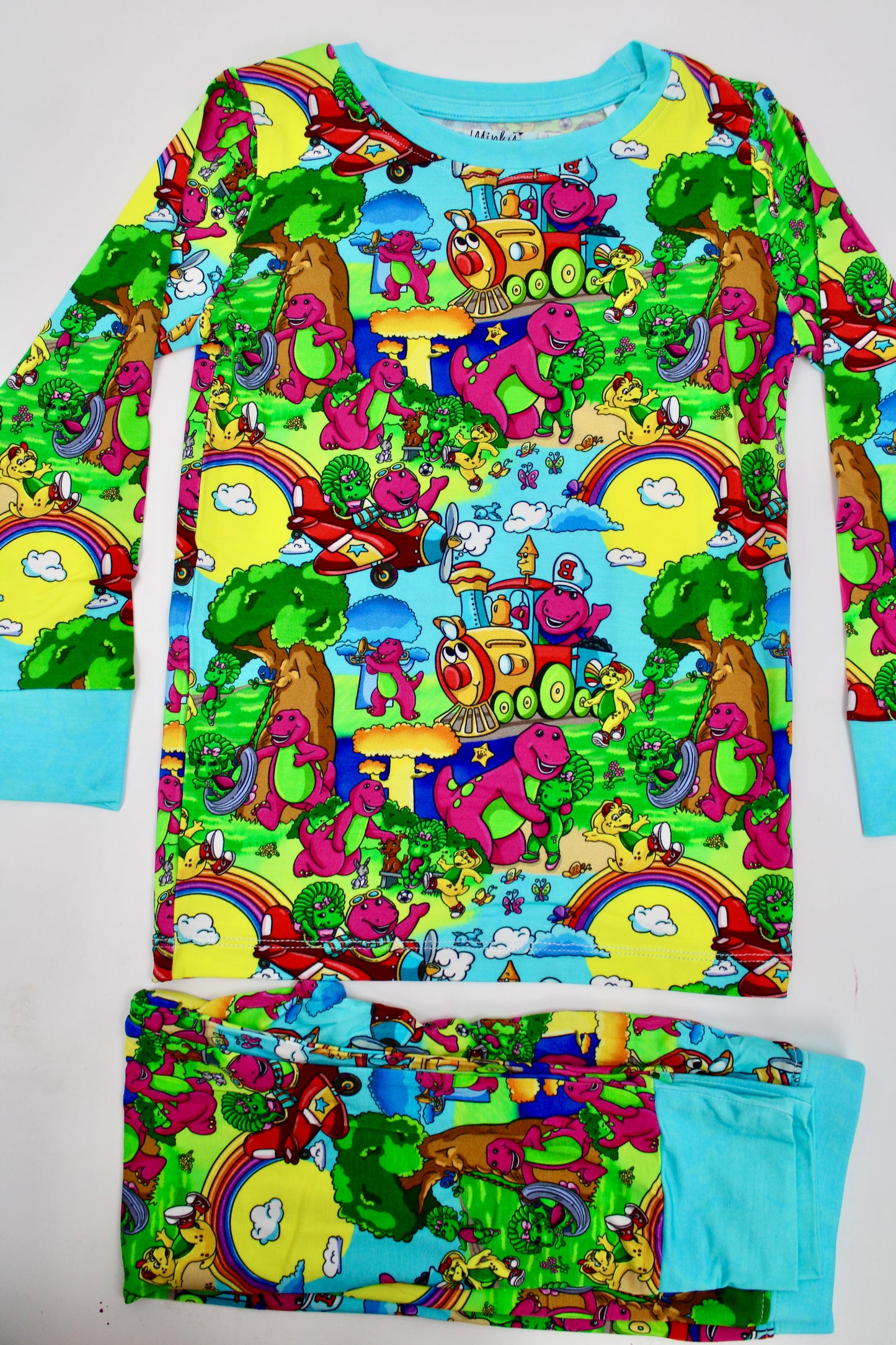 Friendly Purple Dinosaur 2 Piece Set