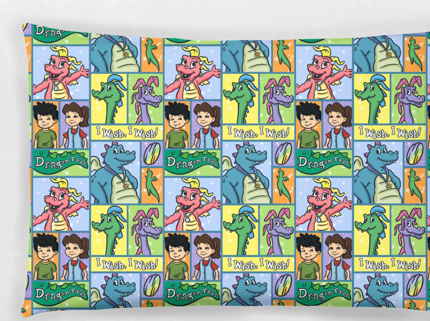 Flying Dragons Pillow Case