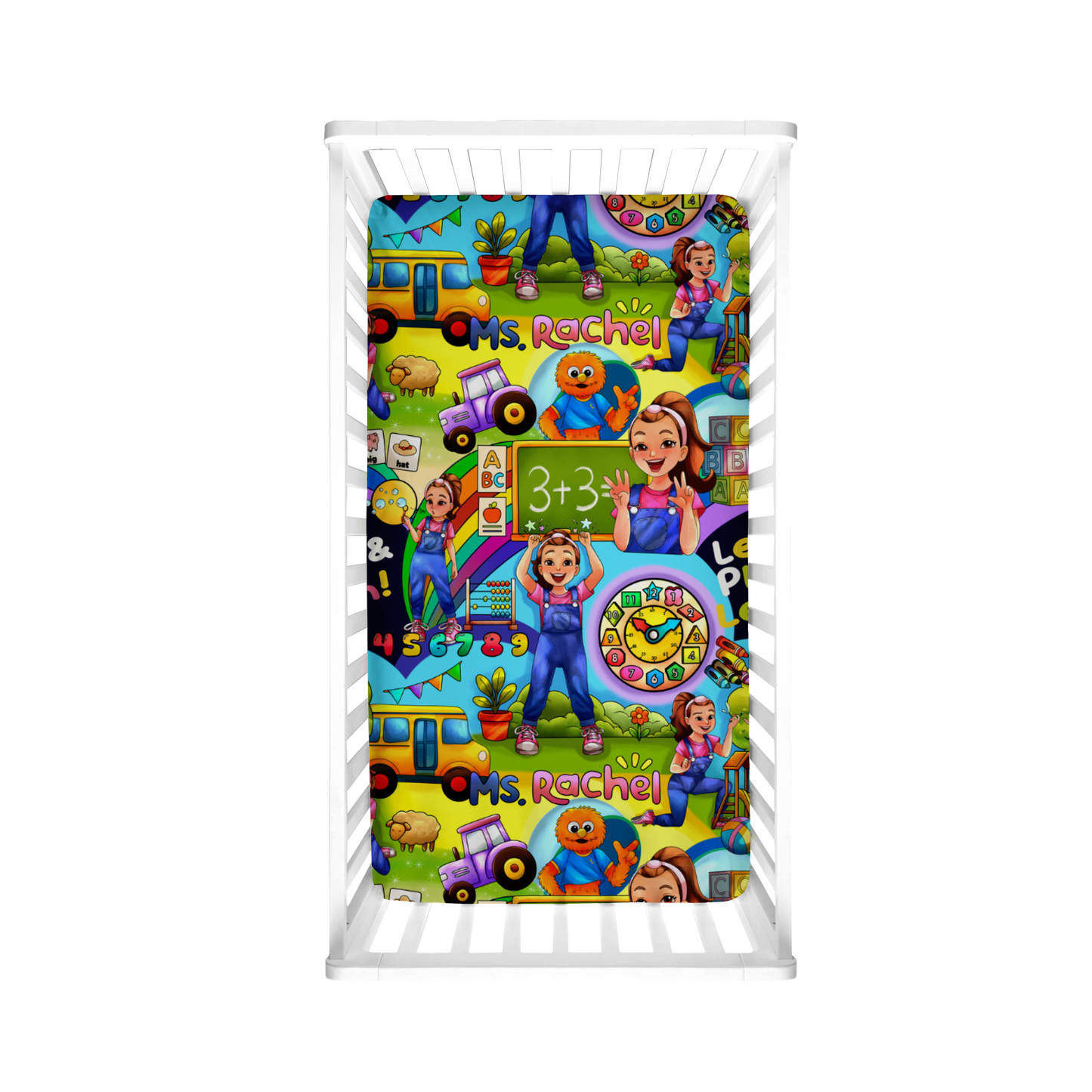 First Words Fun Crib Sheet