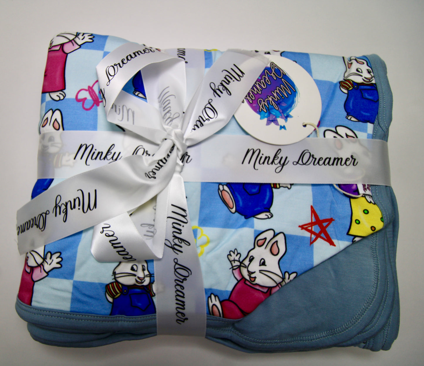 90s Bunny Friends Bamboo Throw