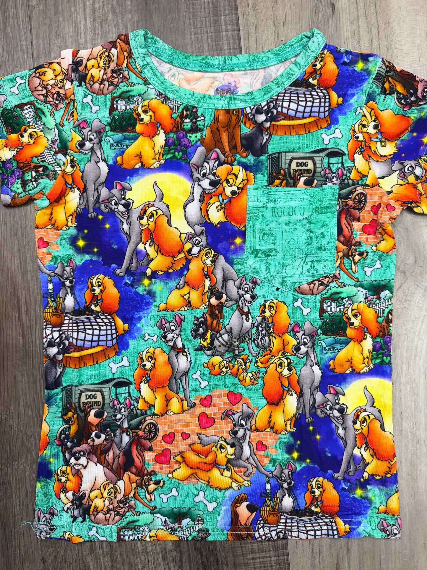 Candlelit Canines Pocket Tee