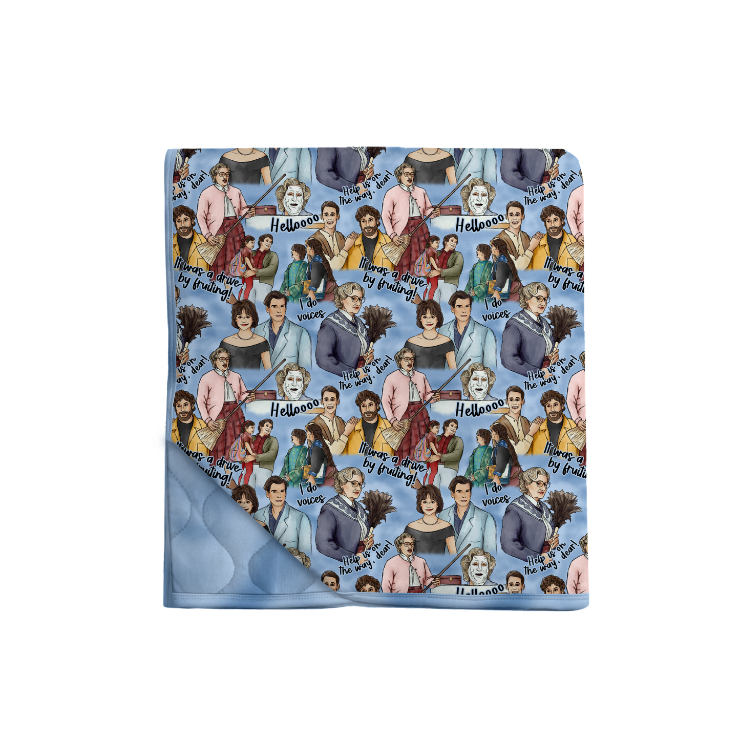 Help Is On The Way 60x80 Quilted Blanket