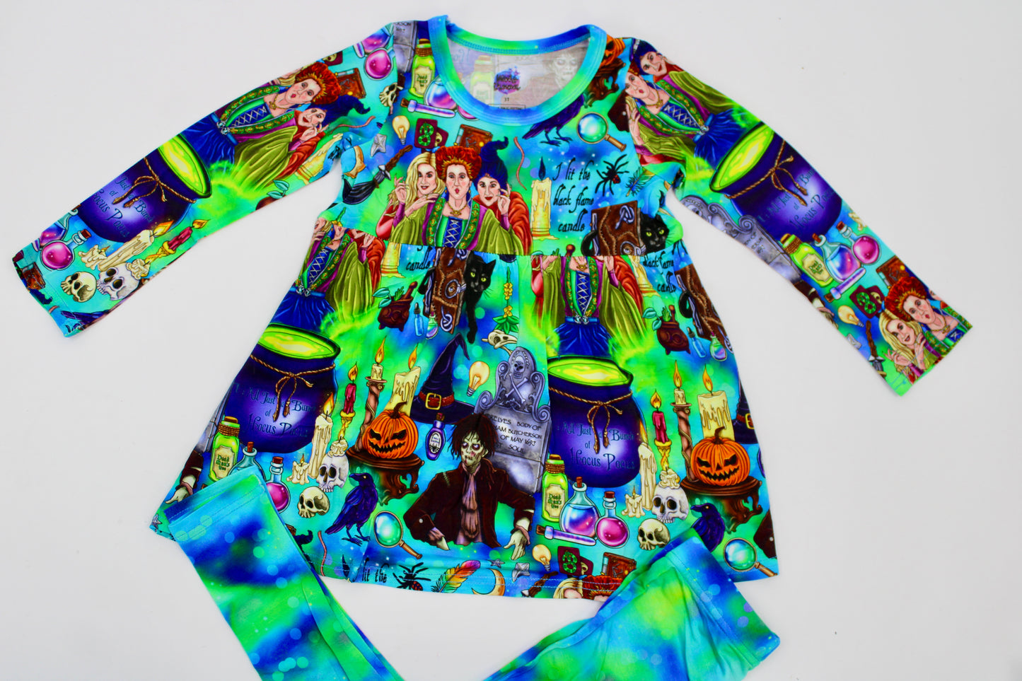 Sisters of Salem Long Sleeve Peplum Set