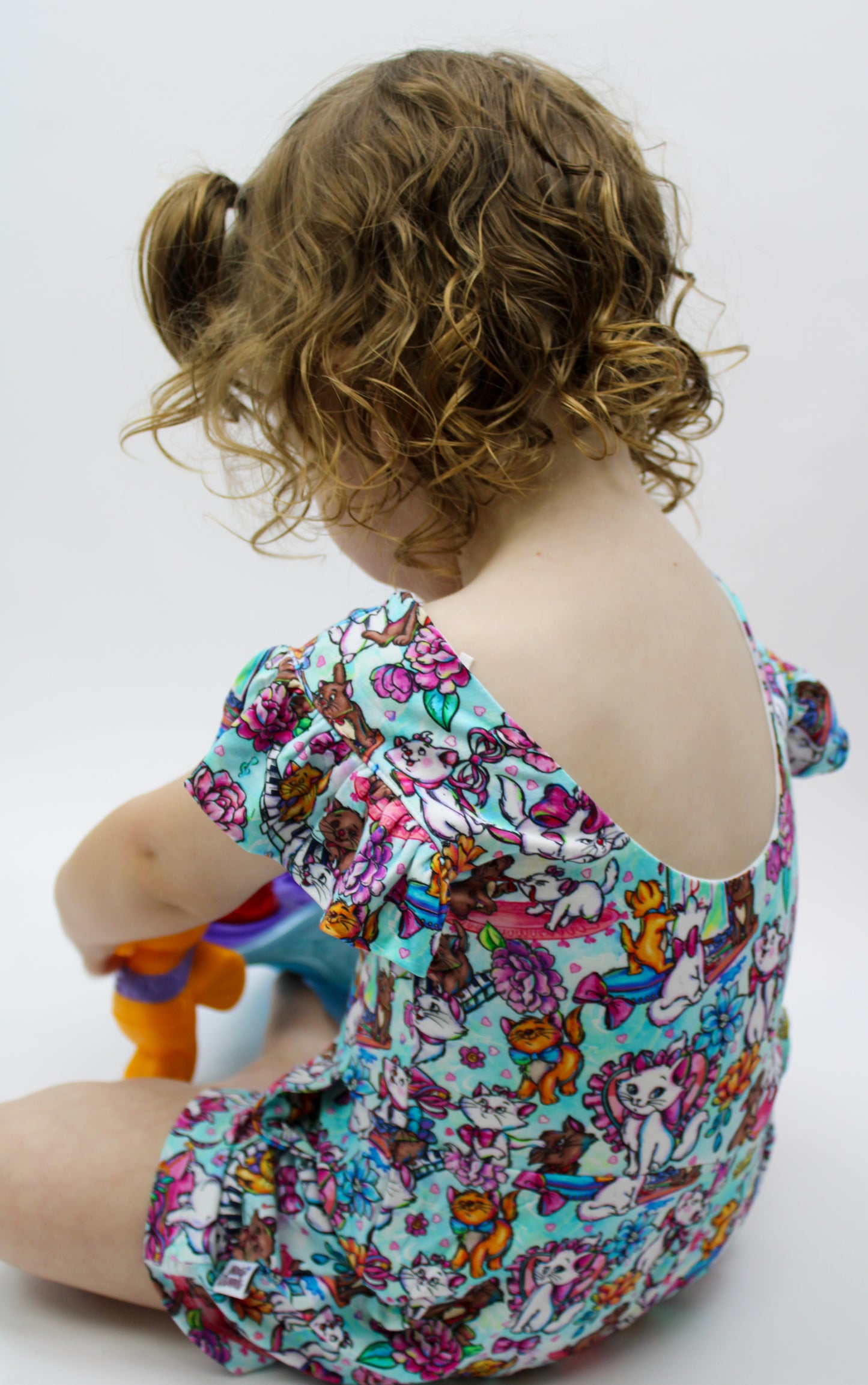 Everyone wants to be a cat short romper