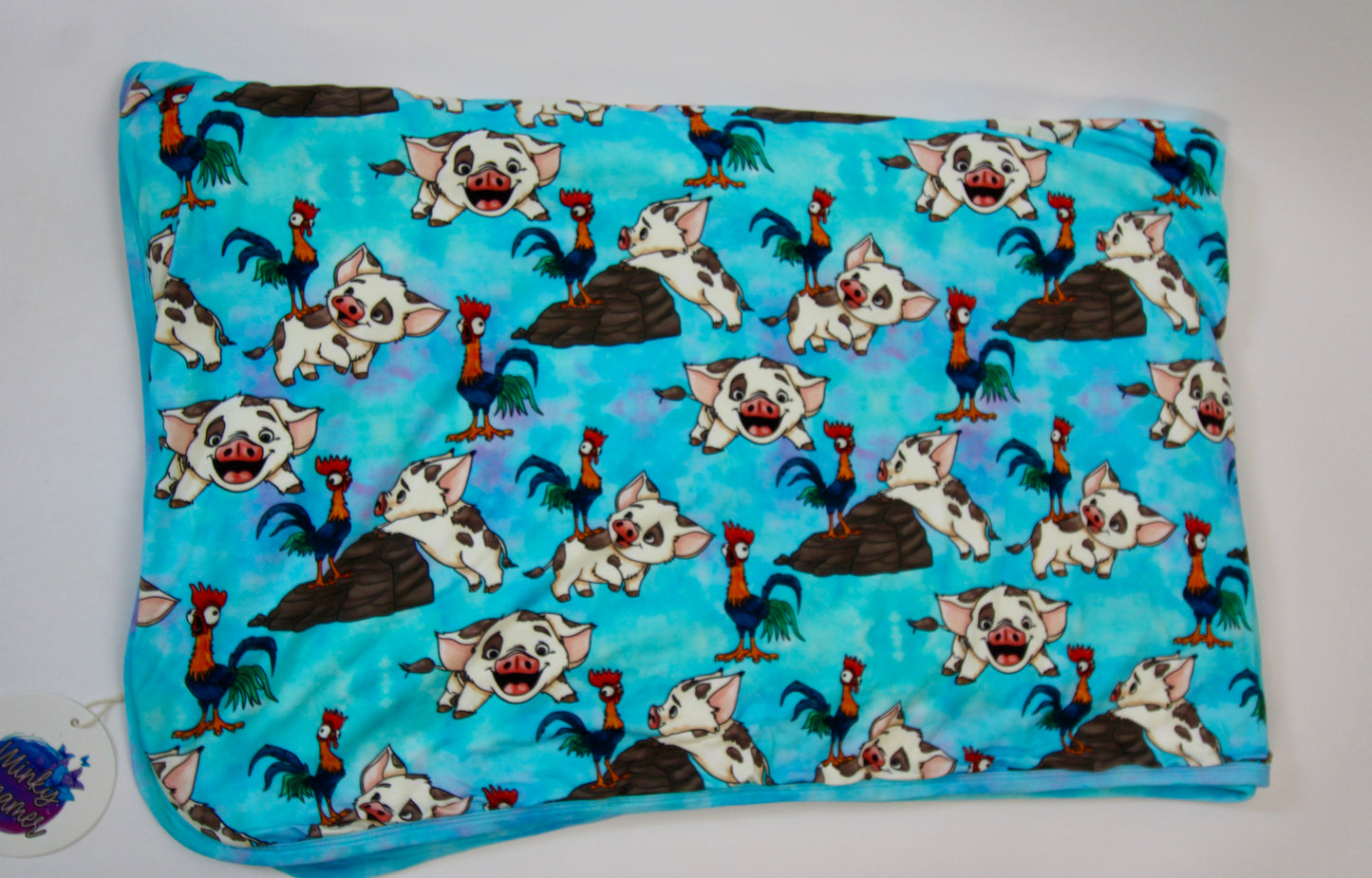 Island Side Kicks Bamboo Throw