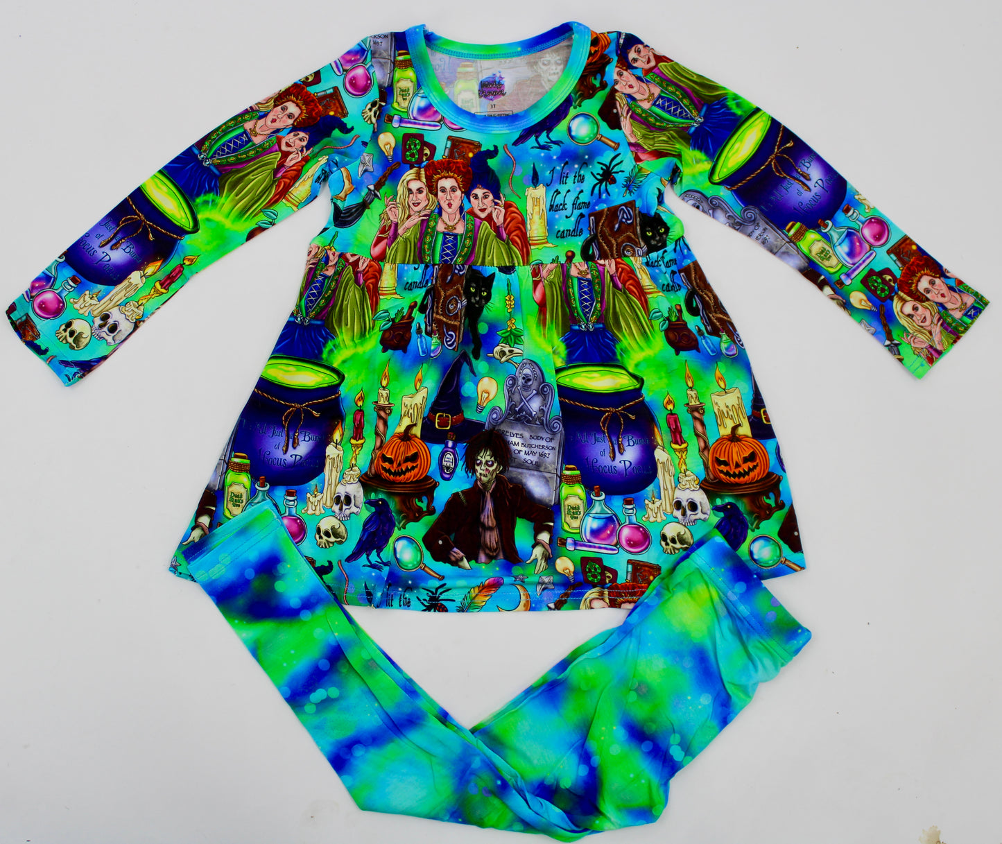 Sisters of Salem Long Sleeve Peplum Set