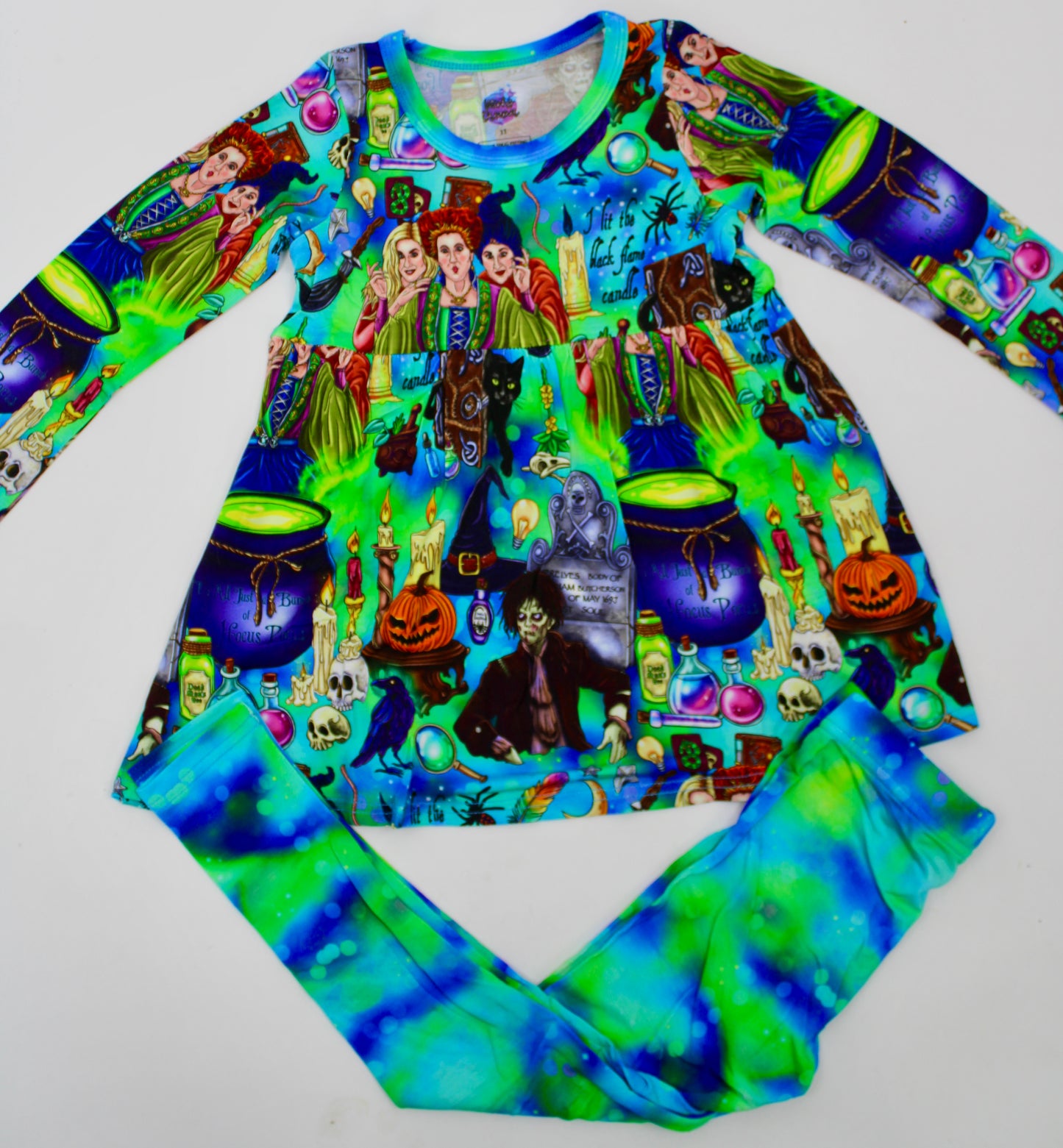 Sisters of Salem Long Sleeve Peplum Set