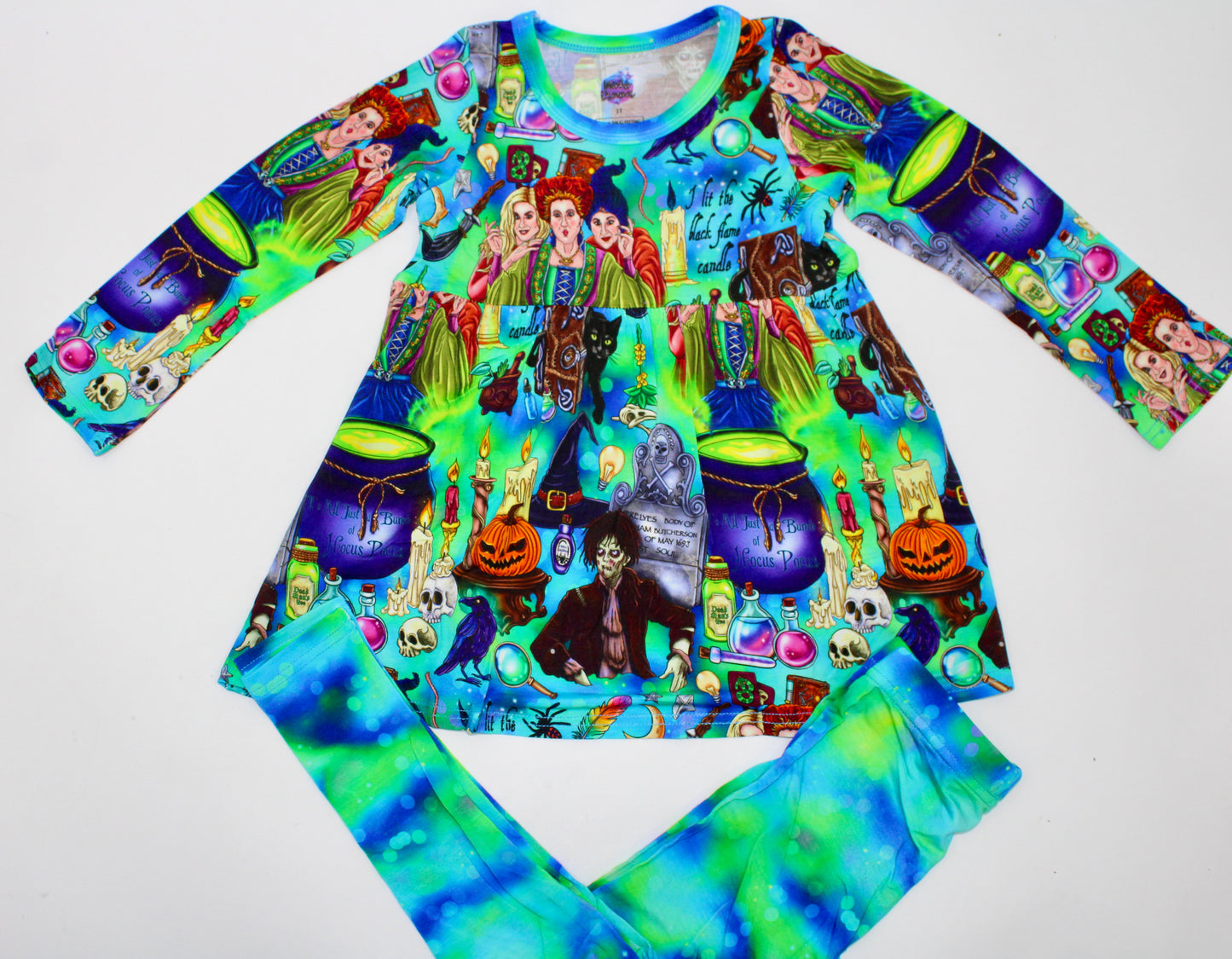 Sisters of Salem Long Sleeve Peplum Set