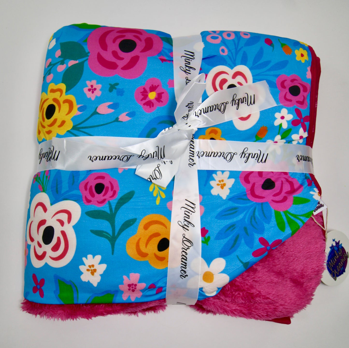 Floral Dreamer 60x60 Bamboo Plush Blanket