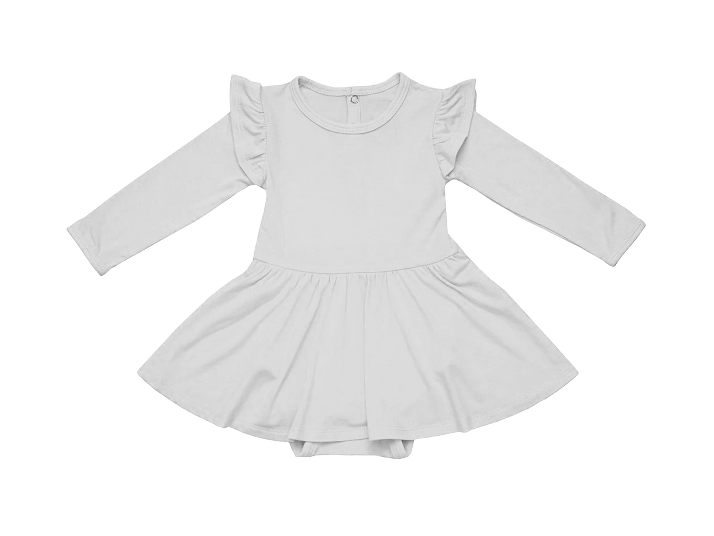 NO CODES Custom Bamboo Long Sleeve Bodysuit Twirl