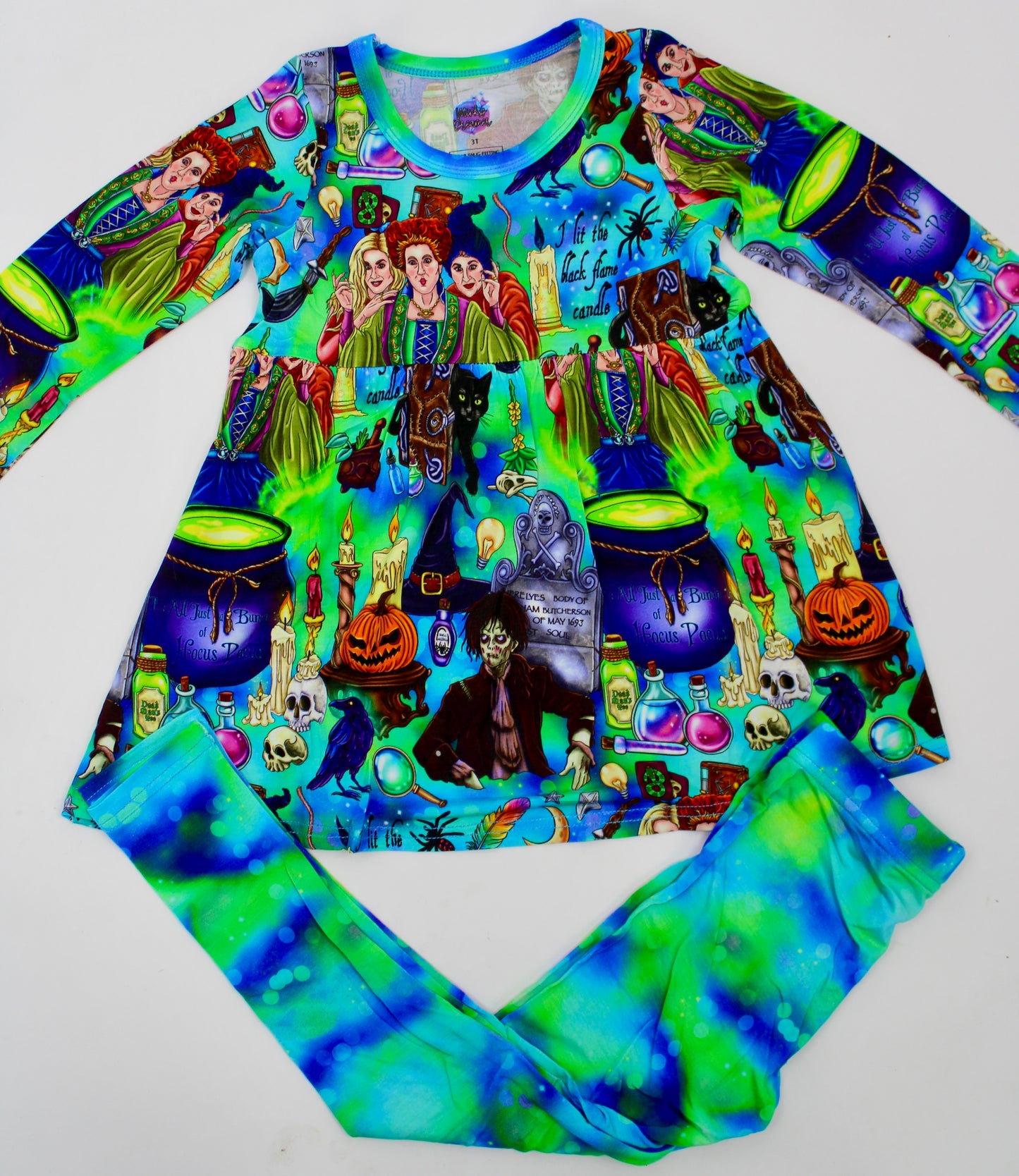 Sisters of Salem Long Sleeve Peplum Set