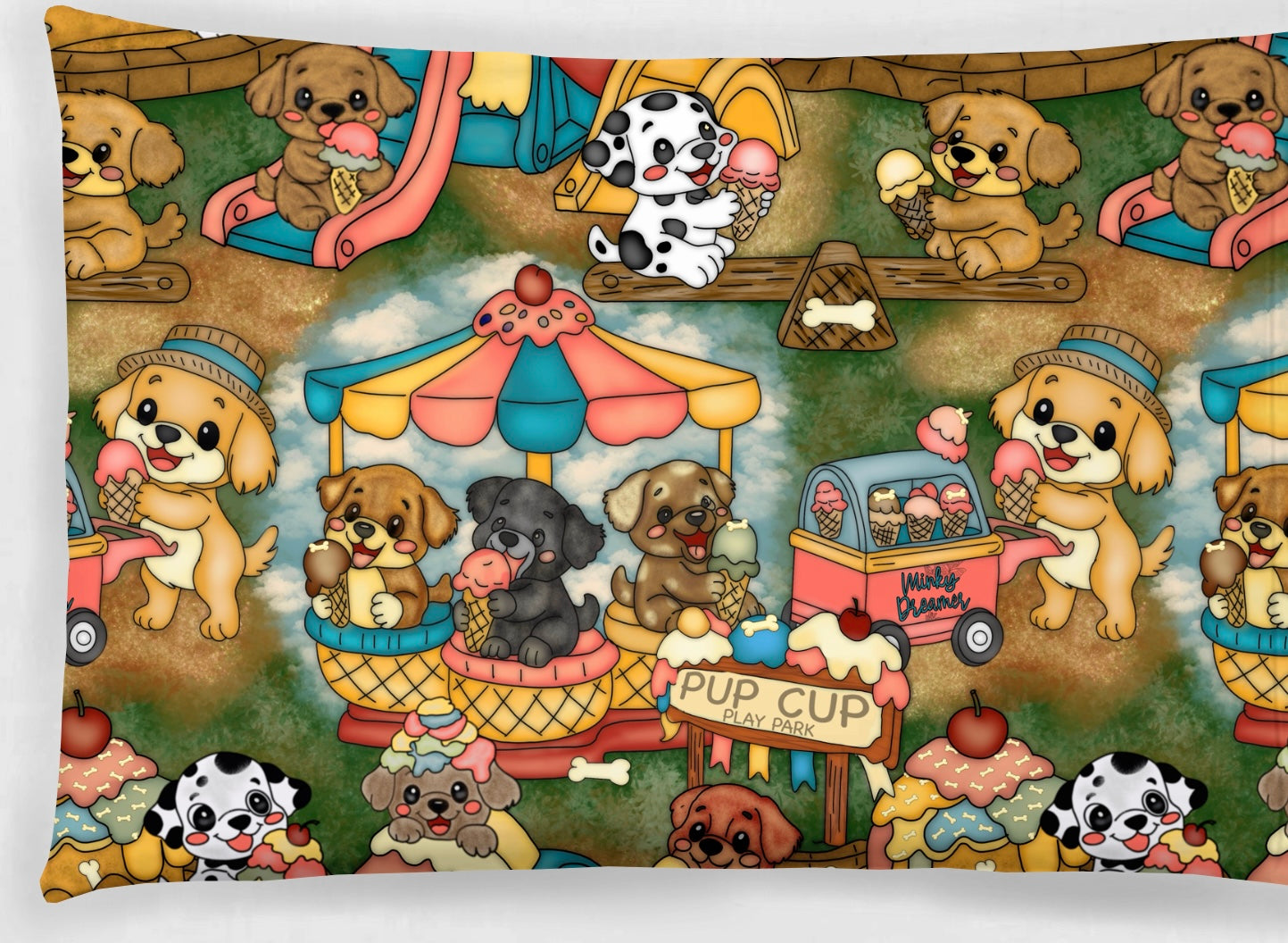 Bark Park Pillowcase