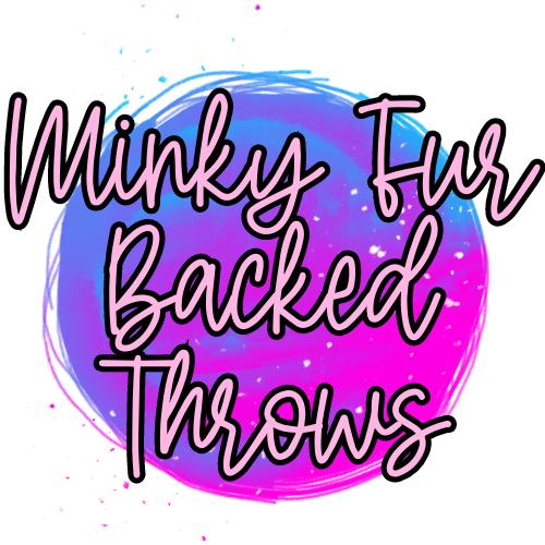 Minky Fur Backed Throws