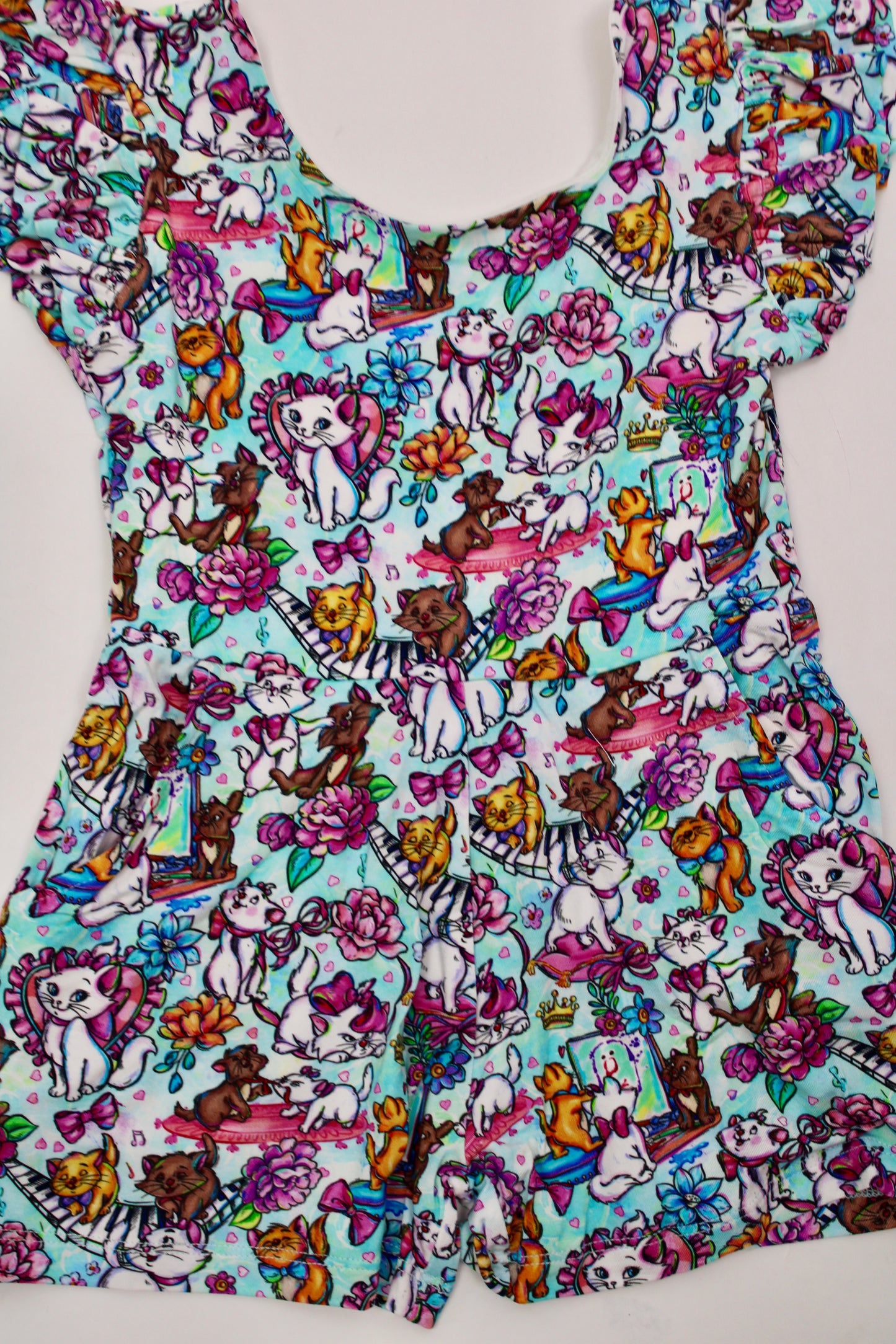 Everyone wants to be a cat short romper