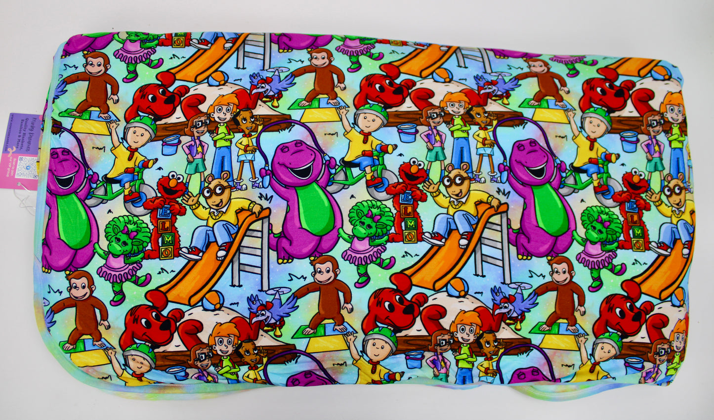 Learning Lane 60x60 Bamboo Minky Plush