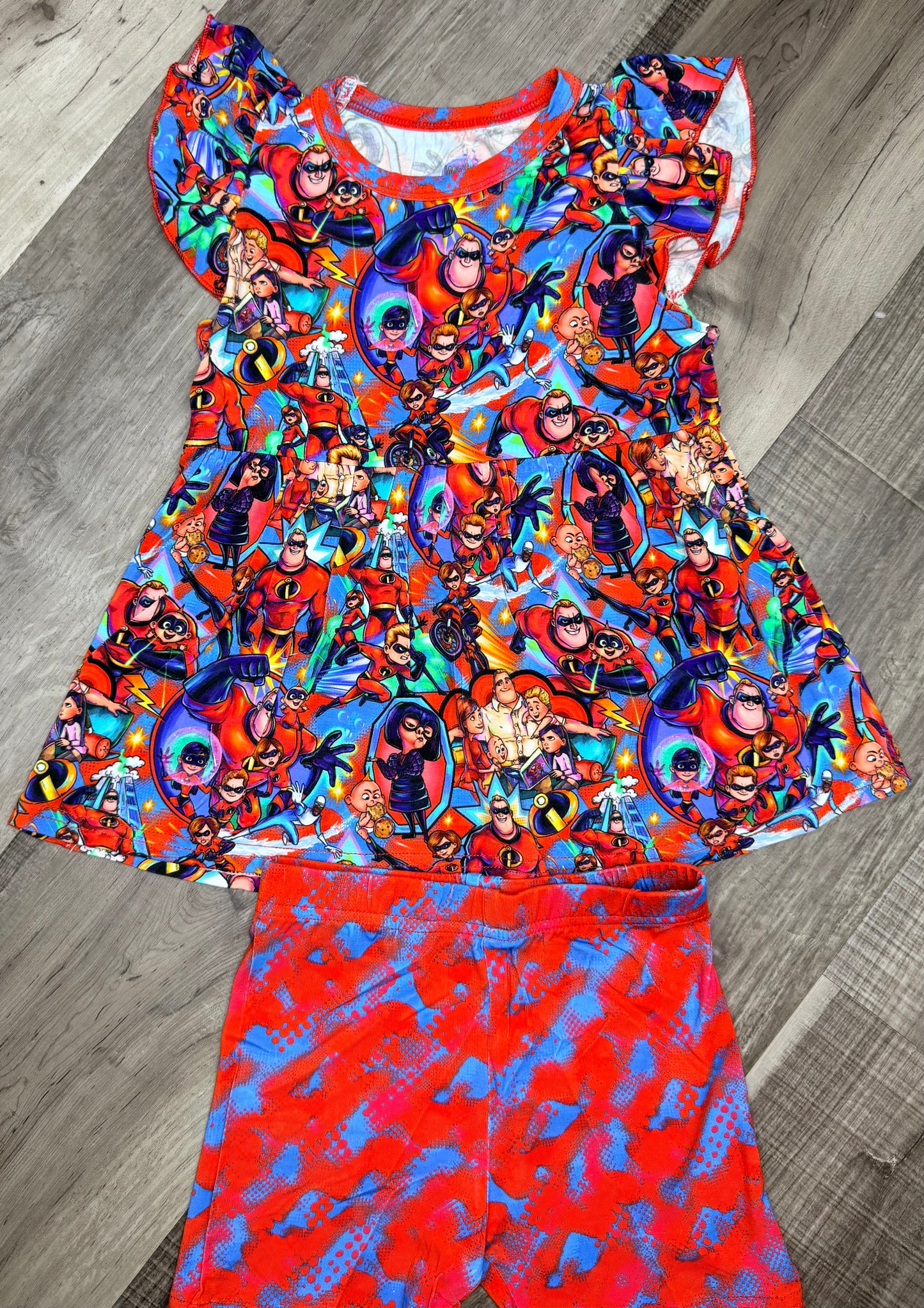 Super Family Peplum Set