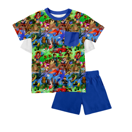 Respawn & Repeat Pocket Tee & Shorts