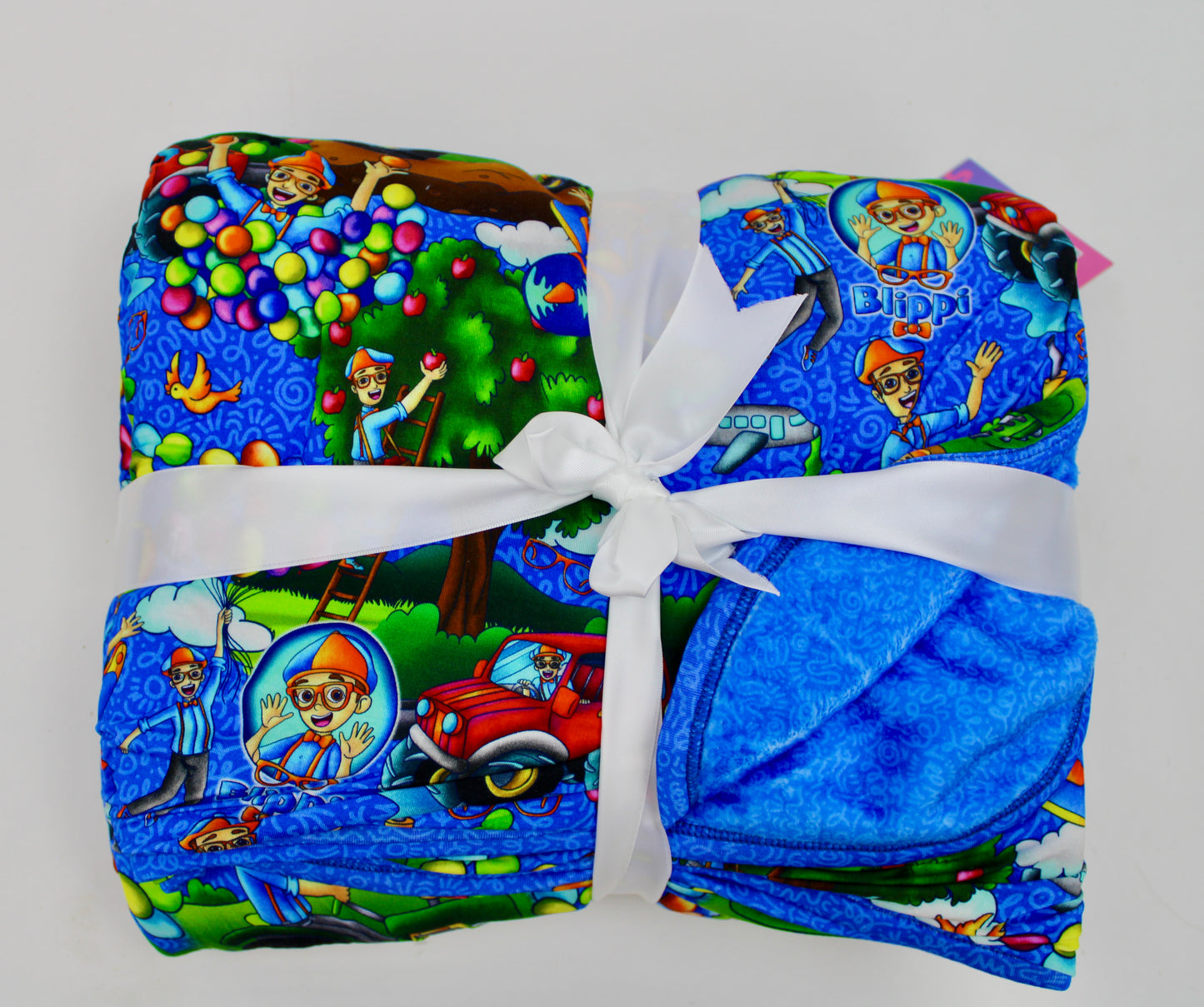 See ya later, excavator 60x60 Bamboo Minky Plush