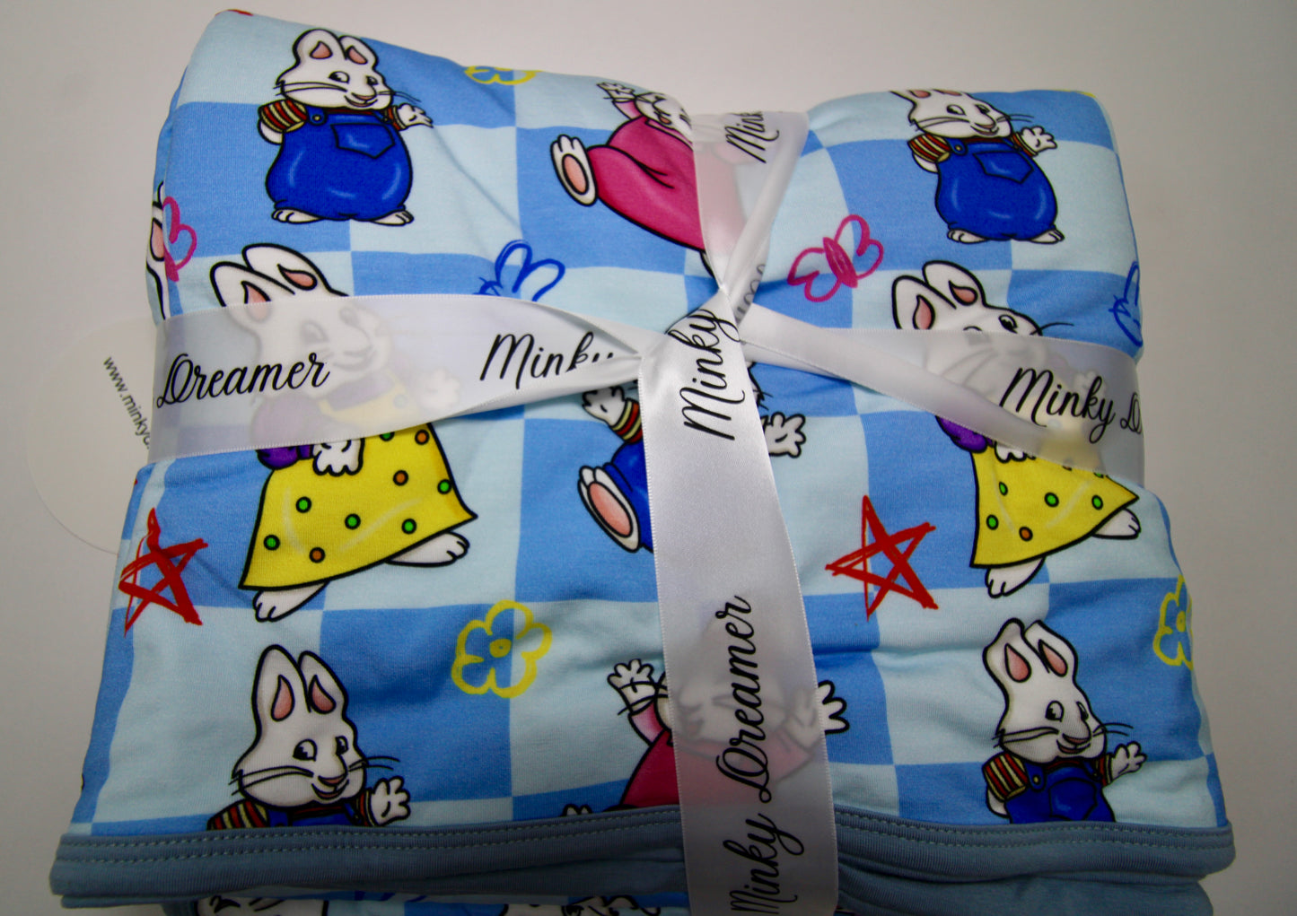 90s Bunny Friends Bamboo Throw
