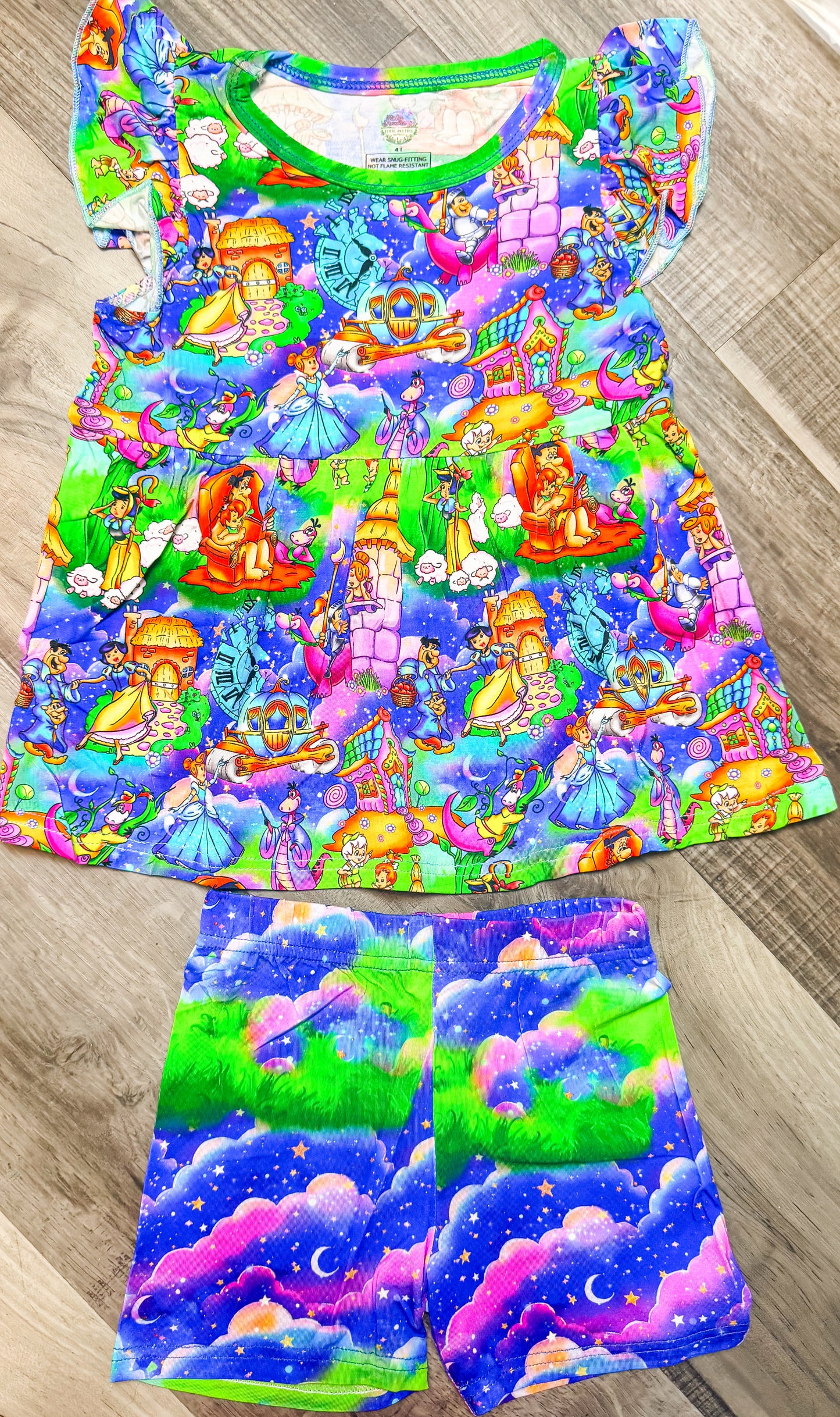 Once Upon A Bedrock Peplum