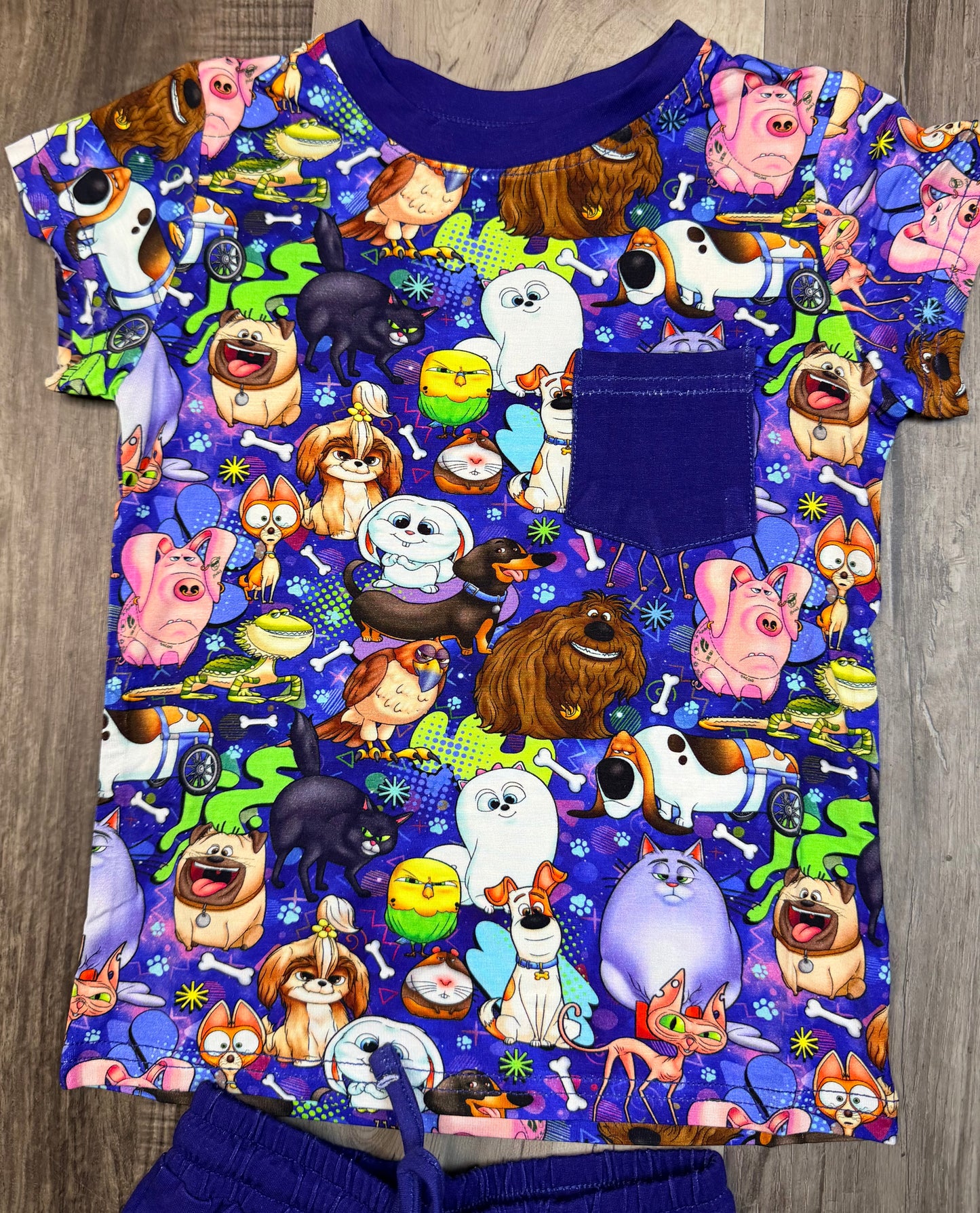 Unleashed & Unsupervised Pocket Tee & Terry Shorts