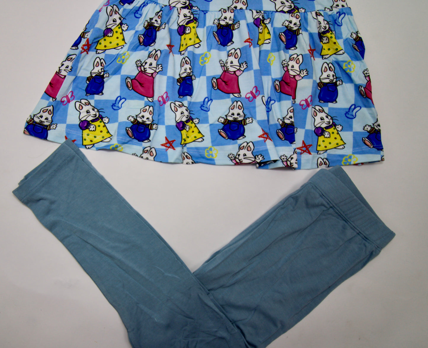 90s bunny friends peplum set