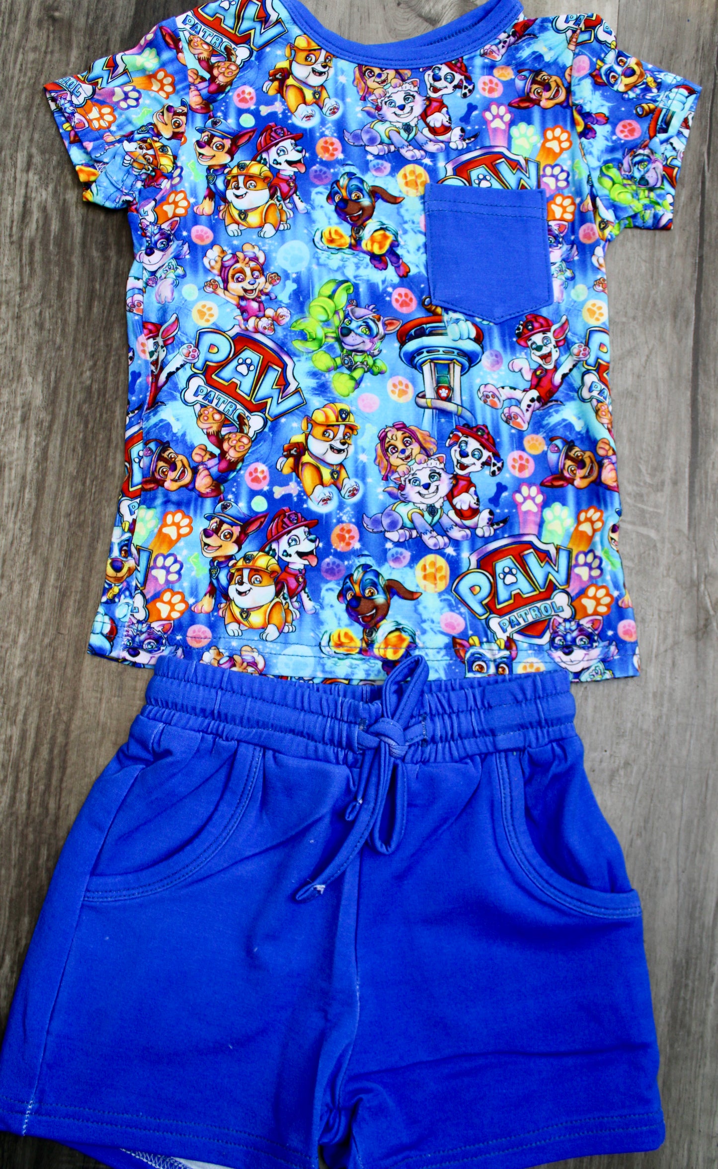 Rescue Pup Crew Pocket Tee & Shorts