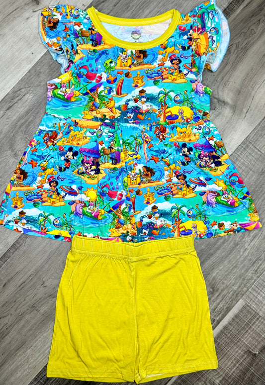 Beach Party Peplum