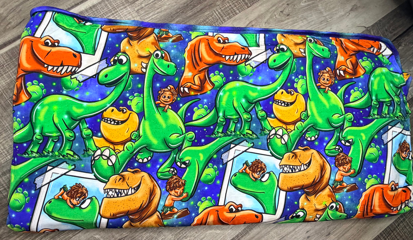 Tiny Roars 60x60 Bamboo Plush Blanket