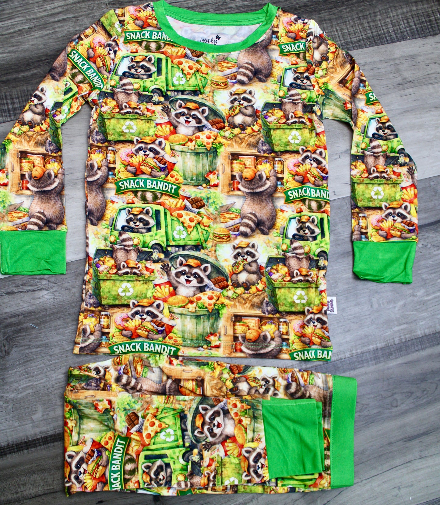 Snack Bandit 2 Piece Long Sleeve Set