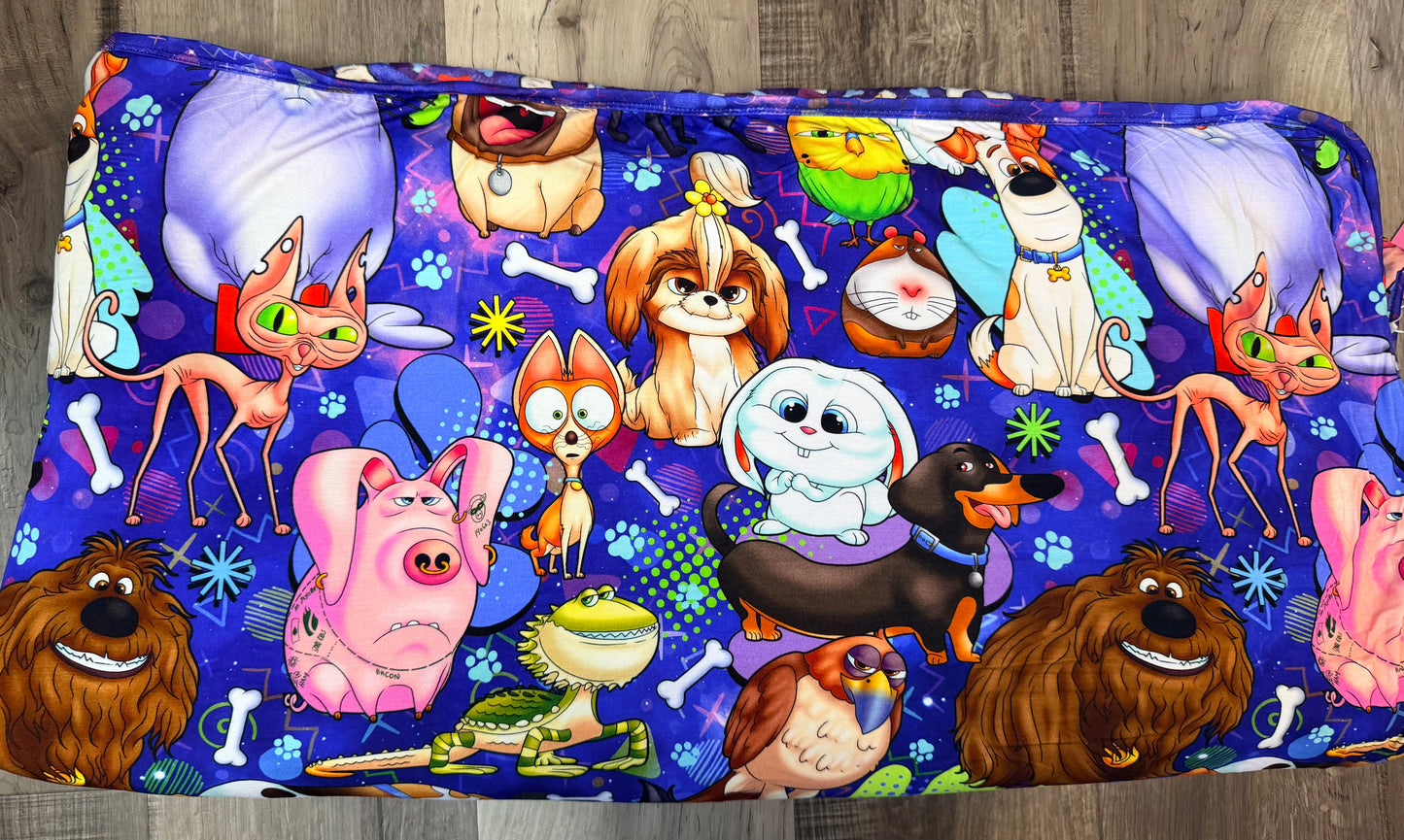 Unleashed & Unsupervised 60x60 Bamboo Plush Blanket