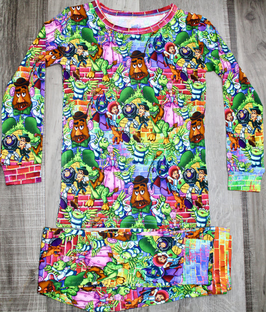 Toys on the Block Long Sleeve Set