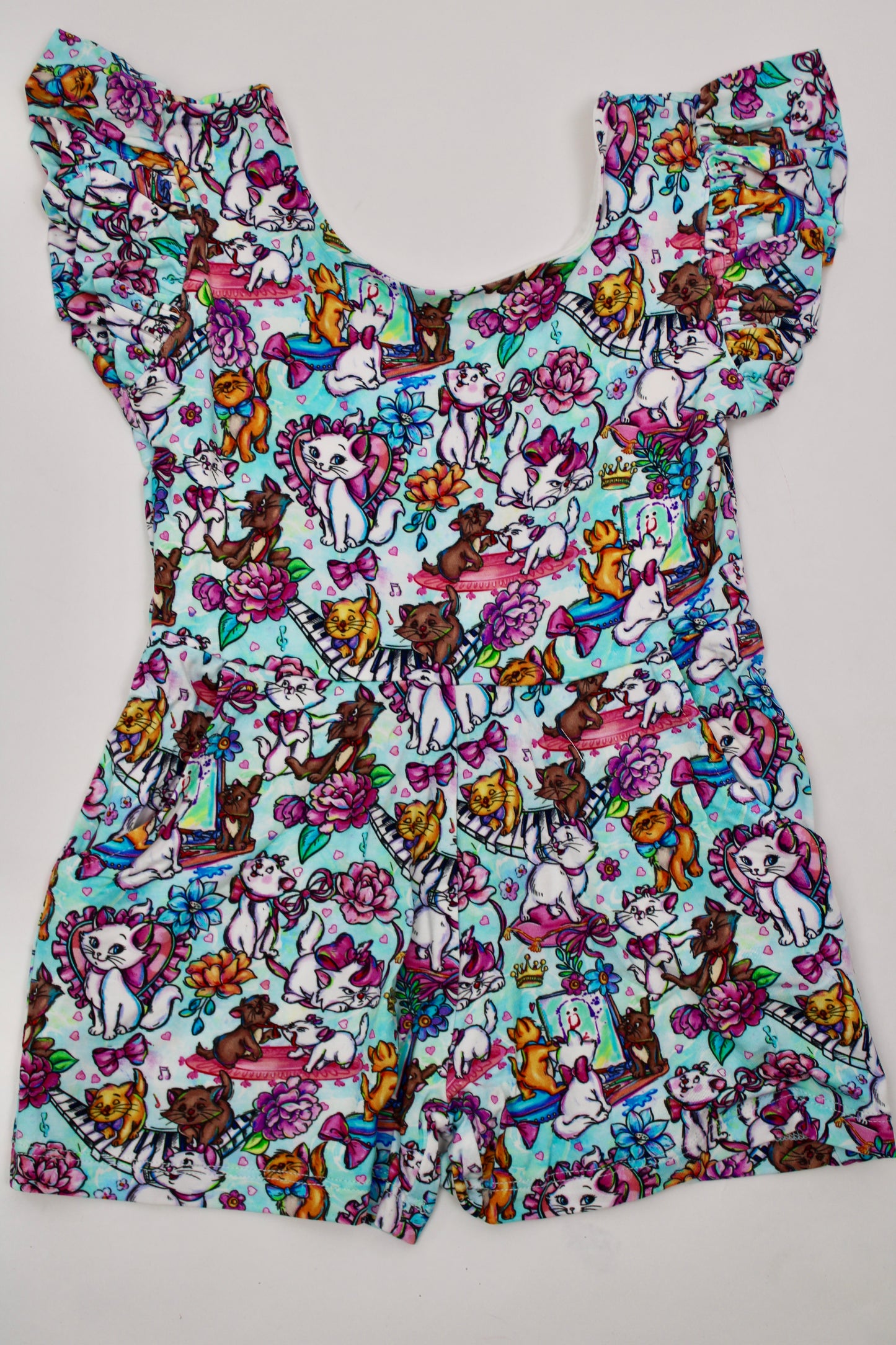 Everyone wants to be a cat short romper