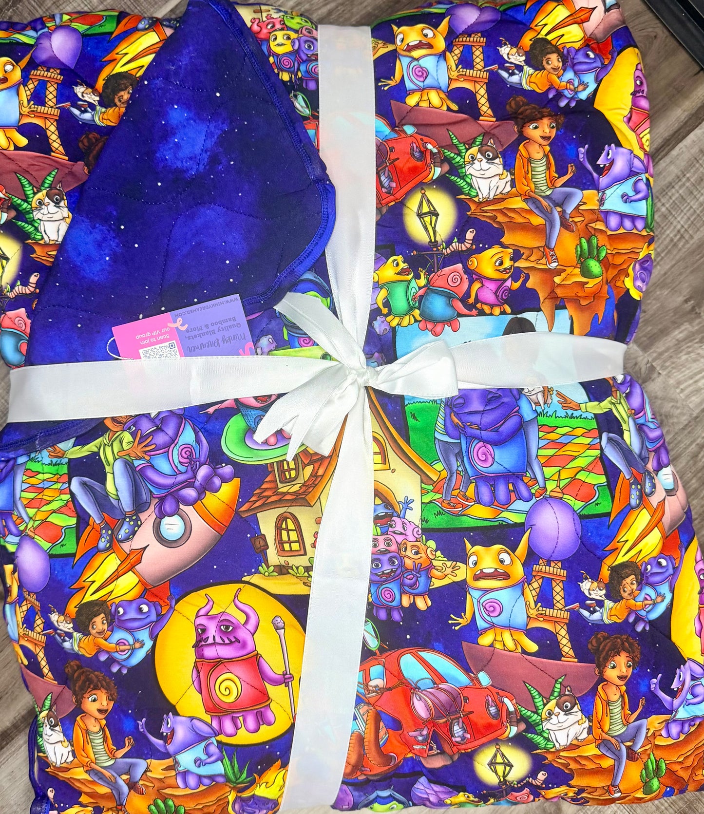 Intergalactic Homies 65x85 Quilted Blanket