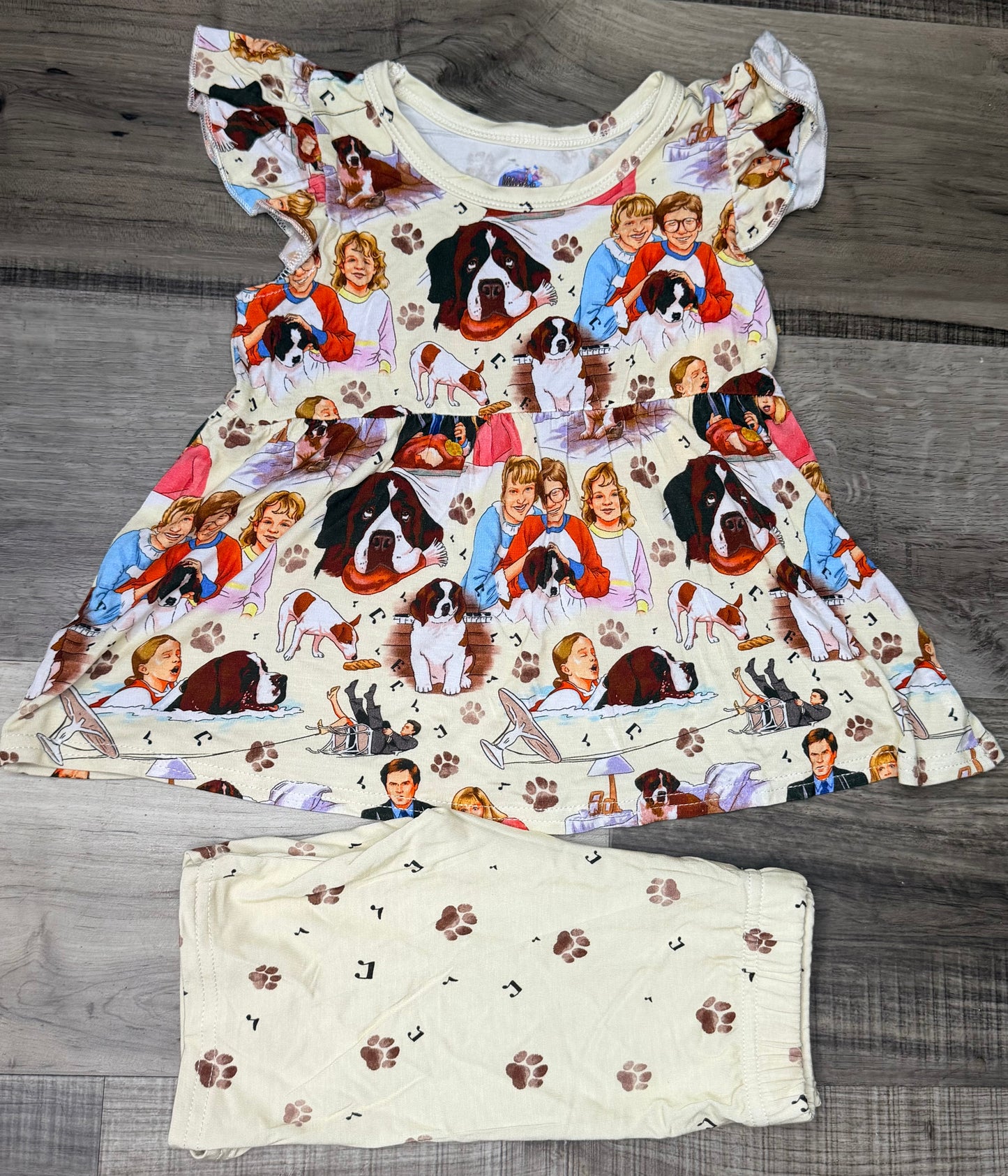 Drool & Disaster Peplum & Shorts