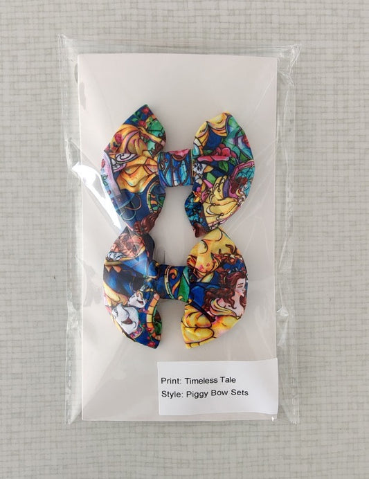 Timeless Tale Bamboo Piggy Bows