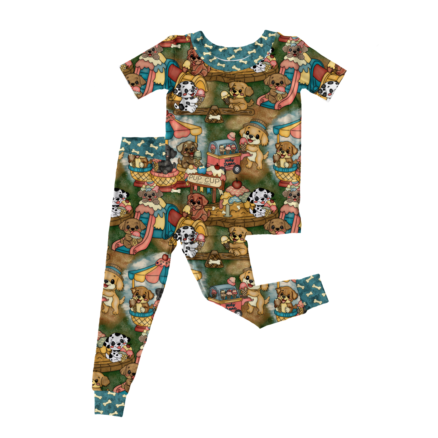 Bark Park Short Sleeve and Pants