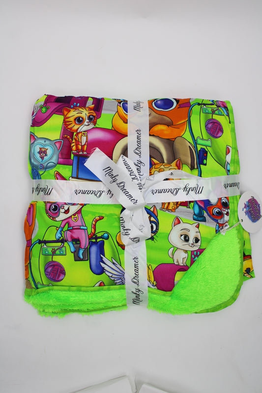 Fur-tastic Heroes 60x60 Bamboo Plush Blanket
