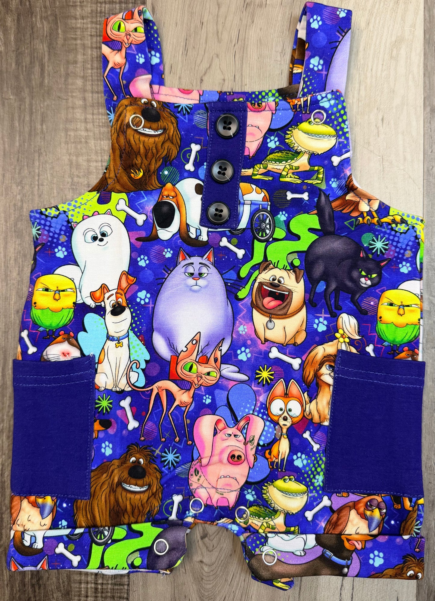 Unleashed & Unsupervised Terry Short Overalls
